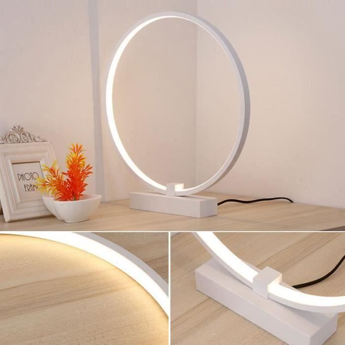 Lampe De Table Boule Laiteuse Sur Base Bois - E27 - Style Scandinave - Pour Chambre Et Bureau