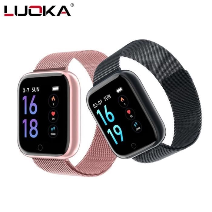 Montre connect e LUOKA T80 femmes hommes montre intelligente