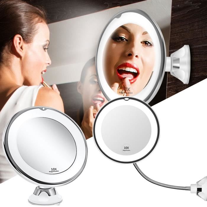 Achetez en gros Miroirs De Maquillage éclairés Led Standard, Deux Côtés  Pliables/grossissants 5x, Lumières Led 10 Pièces Chine et Miroirs De  Maquillage éclairés à Led