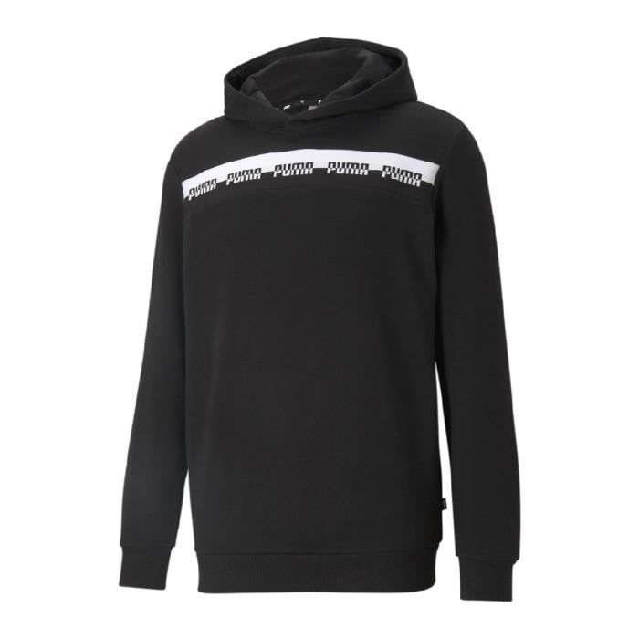 Sweat Capuche Noir Homme Puma Amplified Advanced Black