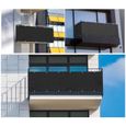 Sekey Brise-Vue pour Balcon Couverture de confidentialité Écran Jardin HDPE Protection UV Résistant 75 x 300cm-2
