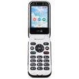 DORO 7988 Case - Coque de protection pour téléphone portable DORO 6040, 6060, 7030 - Simili cuir - Noir-2