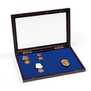 Présentoir à épingles, doublure en éponge, cadre anti-poussière avec fenêtre transparente, collection de broches pour médailles militaires, étiquettes de plage, épingles à bijoux, rubans d'insigne