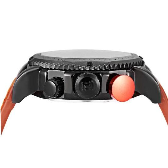 Montre Chronographe Homme Naviforce NF9094M Orange Double Movt Calendrier Achat vente montre Homme Adulte Cuir Cdiscount