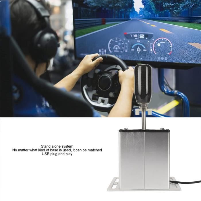 Fdit USB Simulator Shifter Pro 6+R - compatible Logitech G29 G27 G25 G920 -  Plug and Play - Matériau Premium - Poignée confortable - Cdiscount  Informatique