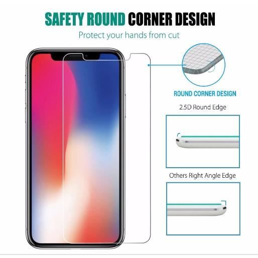 brotect Protection Écran Verre pour Apple iPhone XR (Avant+Arrière) Film  Protecteur Vitre 9H [Anti-Rayures, Transparent]