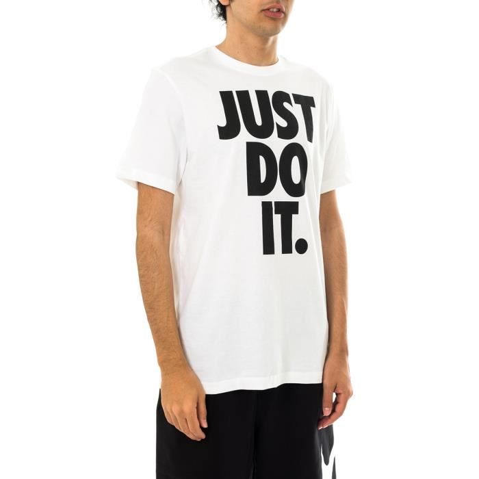 Nike T shirt homme Nike Tee Nsw Ico Homme Blanc Cdiscount Pr t