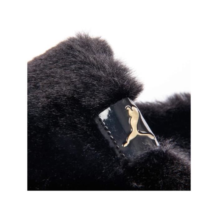 Claquette Puma Femme Leadcat 2.0 YLM Wns Fluff Noir Synthetique Authentique Chaussure Puma Femme Noir Cdiscount Pret a Porter