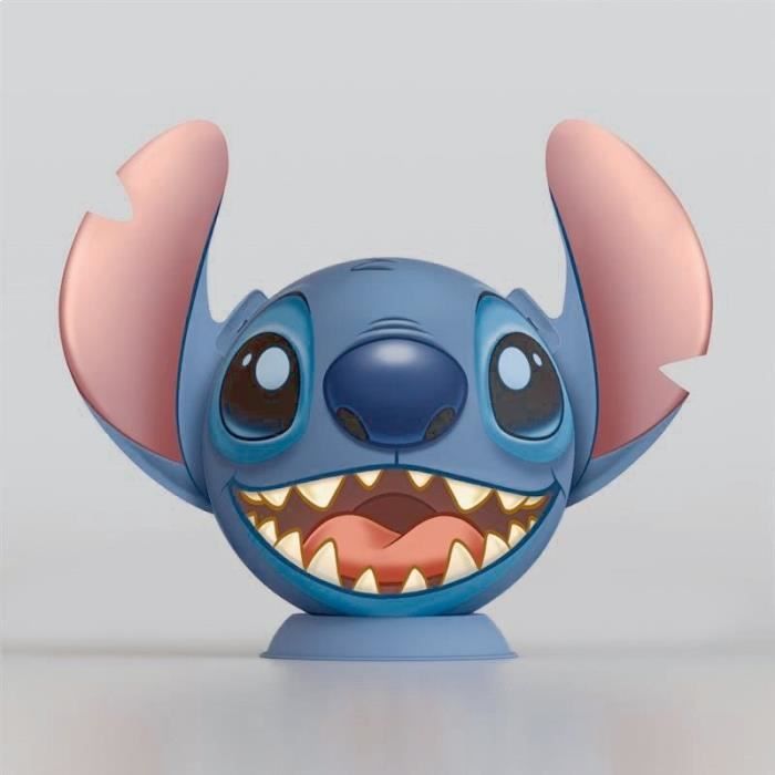 Puzzle 3D Ball Disney Stitch 72 pièces, Dès 6 ans, Ravensburger, 11574 ...
