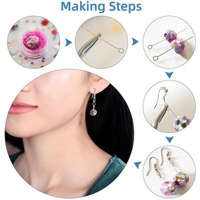 Kit Fabrication Boucles D'Oreilles 3600 Pièces Moguxb - DIY Complet Avec Crochets Et Outils