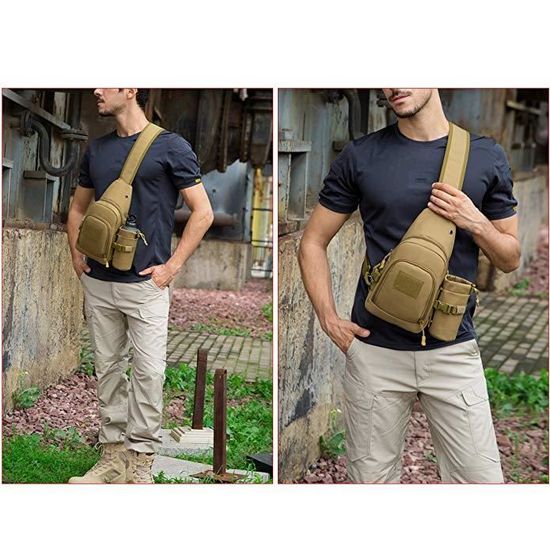 Sac de Poitrine FANDARE pour Hommes: Idéal pour Cyclisme et Aventure
