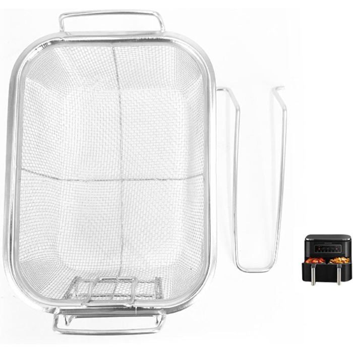 Paniers De Friture Pliable Acier Inoxydable - Passoire Multifonction 23x11 Cm Pour Cuisine