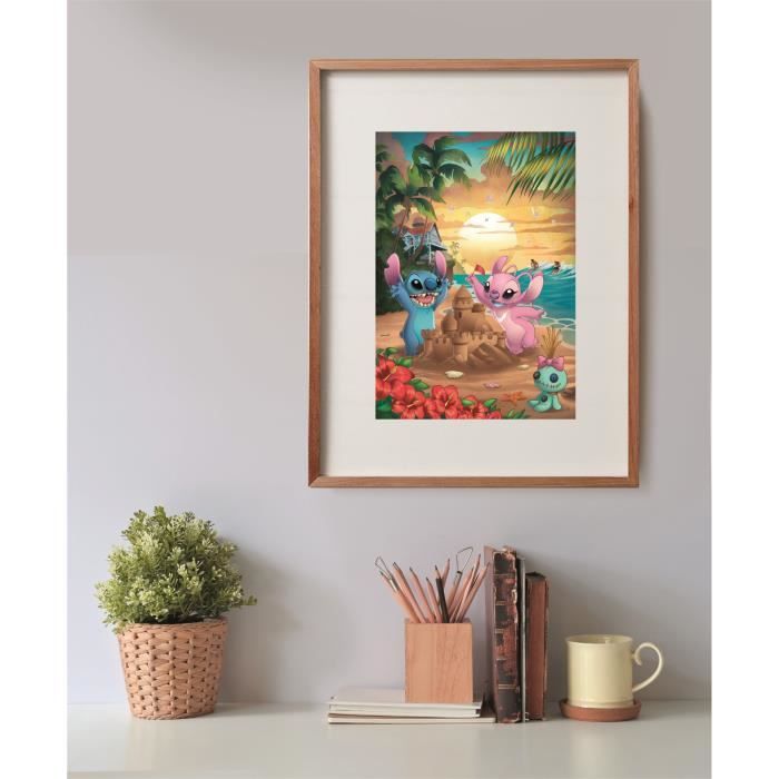 Educa Lot De 2 Puzzles Stitch 500 Pièces - Images Amusantes, 34x48 Cm, Dès 11 Ans - Parfait Pour Amateurs De Disney