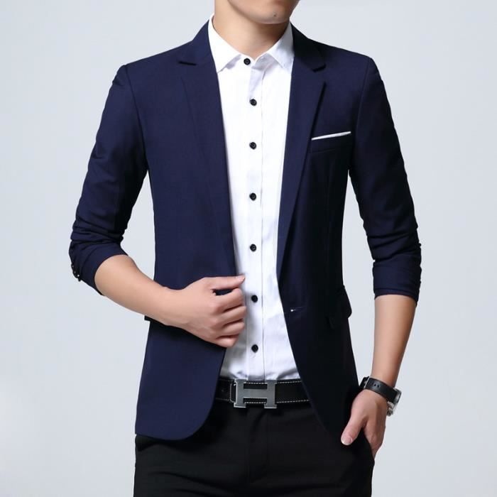 Veste costume deals homme bleu