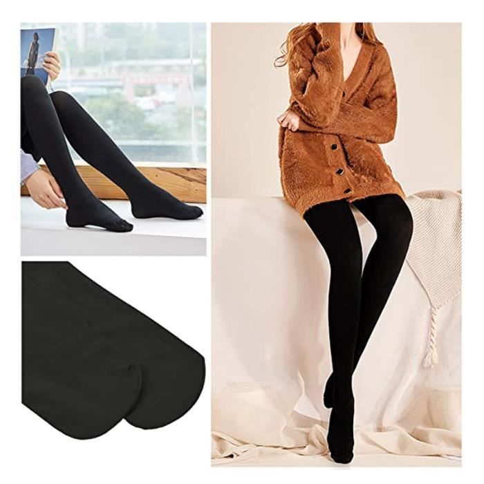 Collant Femme Collant d Hiver Thermiques Collant Doubl Polaire
