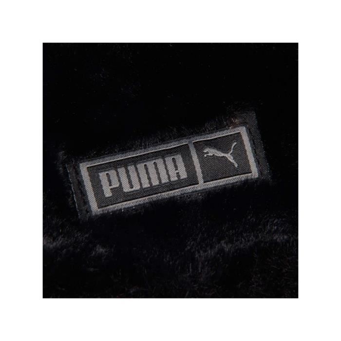Claquette Puma Femme Leadcat YLM Fluff Noir Synthétique Noir