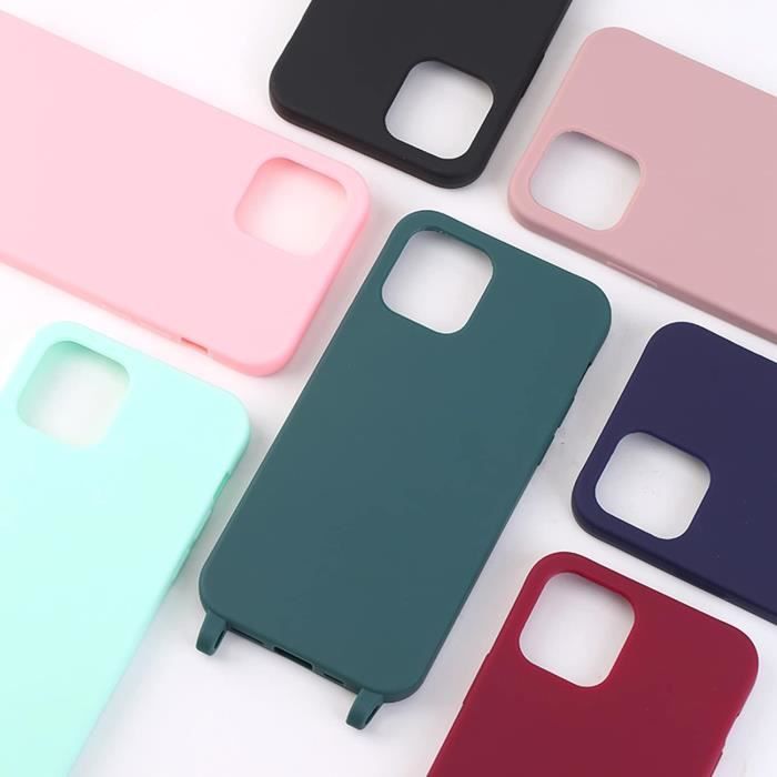 Coque Redmi Note 14 4g Kwmobile Coque Collier Compatible Avec Xiaomi Redmi Note 12 5G / POCO X5 5G Coque - Housse En Silicone Avec Cordon De Collier - Rose Clair-Brun Foncé