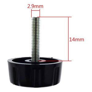 Lot De 10 Capuchons à Vis Pour Poignée De Moulinet – Avec Joints, Filetage 2,9 Mm, Anti-dérapant, Pour Pêche