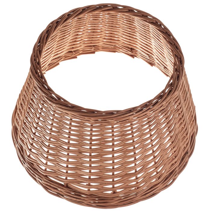 KADAX Jupe De Sapin De Noël En Osier Naturel 46,5 Cm - Fabriquée à La Main - Support Élégant Et Rustique