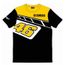 VR46 Valentino Rossi 46 Yamaha Noir de Course T-Shirt Hommes Noir//Jaune