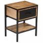 Chevets Vidaxl Table De Chevet Bois De Manguier Massif 40 X 30 X