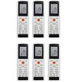 6X TéLéCommande de Climatiseur YACIFB YAC1FB YAC1FB6 YAC1FB9 pour Climatiseur Tadiran ZACS-07 HPF