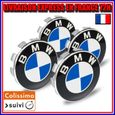 4x Cache Moyeu Jante Centre De Roue enjoliveur BMW 68mm bleue et blanc Neuf FR-0
