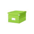 Boîte de rangement carton Leitz Click&Store Wow H 20 x L 28 x P 36,8 cm vert-0