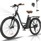 COLORWAY Vélo électrique E-Bike 28 Pouces, Moteur 250W, Batterie 36V 15Ah, 7 Vitesses, Écran LCD - Noir