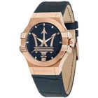 Montre - Maserati - R8851108027 - Quartz - Analogique - Cuir Bleu