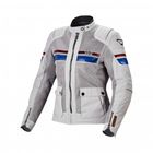 Veste moto femme Macna fluent - gris clair - 2XL