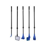 PIXNOR 5 en 1 Kit de nettoyage d'aquarium Outil de nettoyage de réservoir de poisson (Bleu et noir)