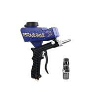 Univers du peintre,Pistolet de sablage pour compresseur d'air,90psi,réglable,pneumatique,machine de sablage- upgrade blue