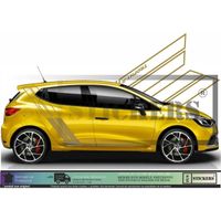 Renault Trophy-R racing Bandes latérales - OR - Kit Complet  - Tuning Sticker Autocollant Graphic Decals
