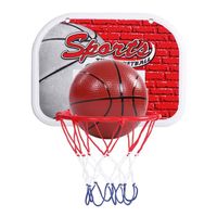YOSOO panier de basket-ball Kit de cerceau de panneau arrière pour mini-système de basket-ball pour enfants d'intérieur Ensemble