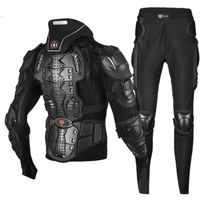 Armure de protection moto vêtements moto équitation genouillères, coudières, protège-poitrines, cross-country rider noir