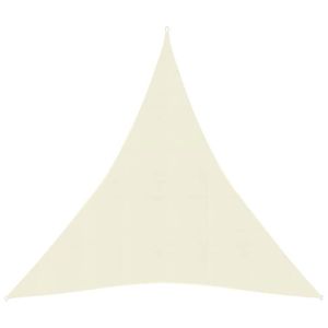VOILE D'OMBRAGE Voile d ombrage 160 g/m² PEHD 5 x 7 x 7 m creme