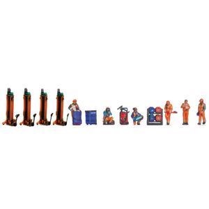 NOCH Figurines de Loisirs « Baigneurs » en Maillot de Bain, Figurines Non peintes pour modélisme ferroviaire Spur N, idéales pour Les scènes