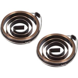 2 Ressorts De Rappel 33x6x5mm Pour Perceuse à Colonne - Remplacement Chromé