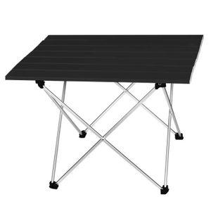 TABLE DE CAMPING S Size Black - Table de Camping pliante en alliage