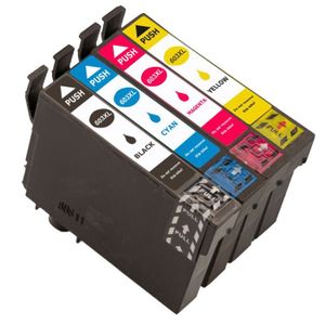4 cartouches rechargeables Epson 18xl + 100ml par couleur
