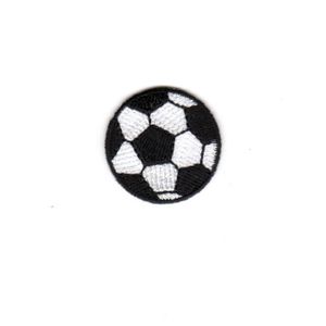 Patch ecusson brode applique ballon de foot football thermocollant a coudre