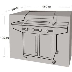Housse Barbecue Exterieur - TRAHOO - Housses pour barbecue - Imperméable,  Pliable, Anti-Poussière [H2007] - Cdiscount Jardin