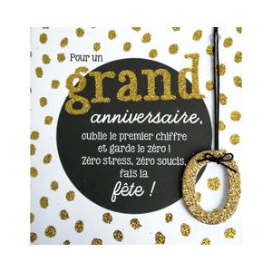 Grande Carte Anniversaire Cdiscount