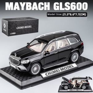 ACCESSOIRES HOVERBOARD couleur Noir avec boîte Modèle de voiture en alliage mercedes-benz Maybach Gls600, jouet de voiture pour enfa