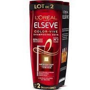 SHAMPOING shampooing soin color vive elseve 2x250ml