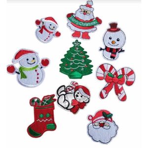 Petits sujets de Noël en flex thermocollant pour calendrier de l'avent et  décorations de Noël à l'unité ou en lot de 12 -  France