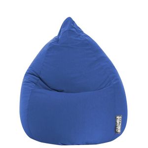Pouf Sac De Siège Eco - 80x90x50 Cm, 185L, Bleu Marine, Garnissage Billes, Housse Lavable, Design Moderne - 7