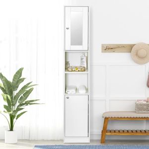 Colonne De Rangement Avec Miroir Achat Vente Pas Cher