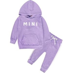 Ensemble de vêtements AmzBarley Enfant en Bas âge Bébé Fille Sweats à Ca